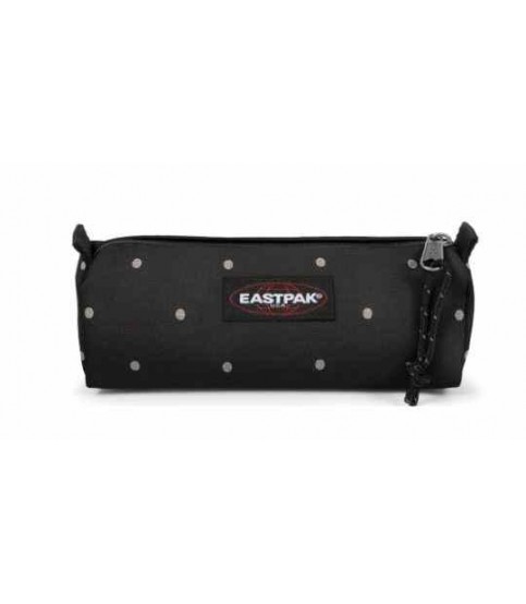 ESTOJO ESCOLAR EASTPAK PRETO COM PINTAS PRATEADAS ESTOJO ESCOLAR EASTPAK PRETO COM PINTAS PRATEADAS
