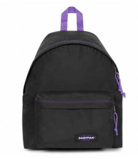 MOCHILA ESCOLAR EASTPAK PRETA E LILÁS MOCHILA ESCOLAR EASTPAK PRETA E LILÁS