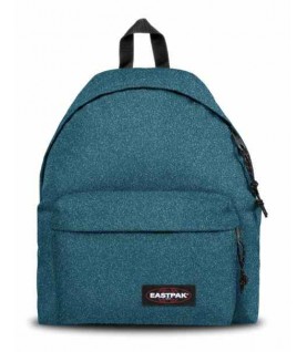 MOCHILA ESCOLAR EASTPAK AZUL COM GLITTER MOCHILA ESCOLAR EASTPAK AZUL COM GLITTER