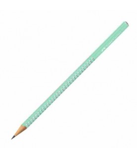 LÁPIS FABER-CASTELL GRIP SPARKLE MENTA HB