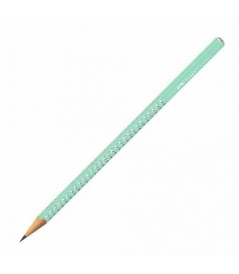 LÁPIS FABER-CASTELL GRIP SPARKLE MENTA HB