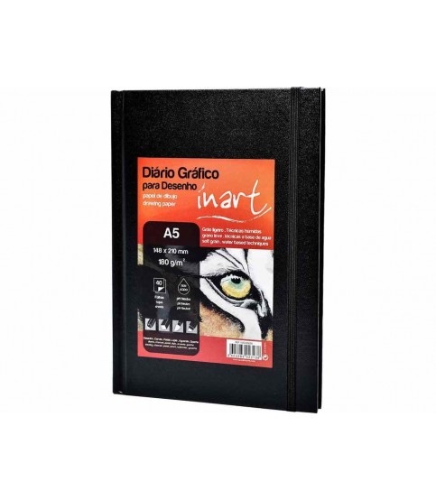 BLOCO INART A5 180GRS COLADO