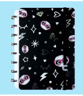 CADERNO INTELIGENTE A5 PANDA LULUCA PRETO CADERNO INTELIGENTE A5 PANDA LULUCA PRETO
