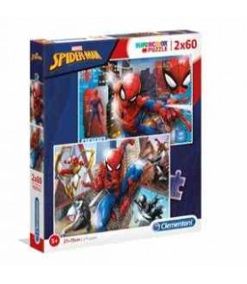 PUZZLE SPIDER-MAN 2X60 PEÇAS COD.21608