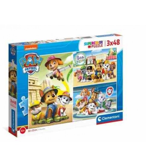 PUZZLE PATRULHA PATA 3X48 PEÇAS REF.25262 PUZZLE PATRULHA PATA 3X48 PEÇAS REF.25262