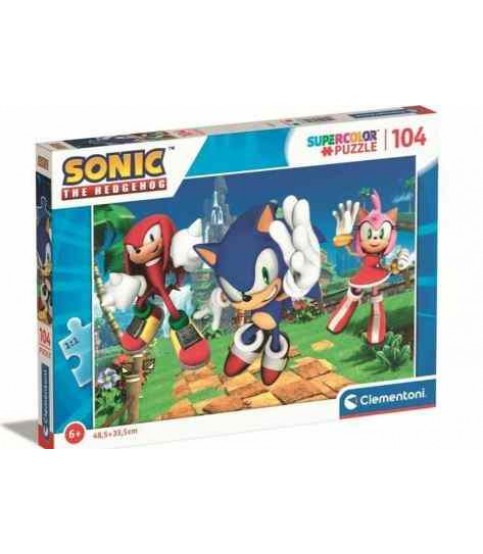 PUZZLE SONIC 104 PEÇAS REF.27256 PUZZLE SONIC 104 PEÇAS REF.27256