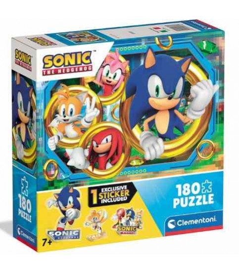 PUZZLE SONIC 180 PEÇAS COM AUTOCOLANTES REF.29796 PUZZLE SONIC 180 PEÇAS COM AUTOCOLANTES REF.29796