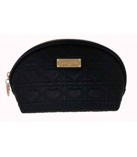 NECESSAIRE CAMOMILLA REDONDO PRETO MÉDIO 00738