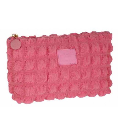NECESSAIRE CAMOMILLA RETANGULAR GRANDE ROSA REF.11694