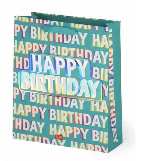 SACO PRENDA LEGAMI XL HAPPY BIRTHDAY