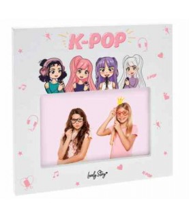 MOLDURA DE FOTOS BRANCA K-POP MOLDURA DE FOTOS BRANCA K-POP