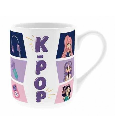 CANECA BRANCA K-POP