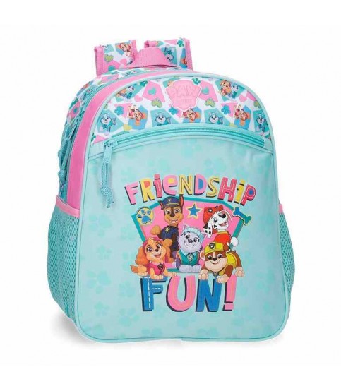 MOCHILA INFANTIL PATRULHA PATA VERDE E ROSA REF.49322 MOCHILA INFANTIL PATRULHA PATA VERDE E ROSA REF.49322