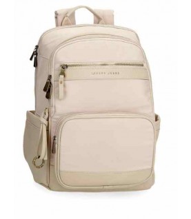 MOCHILA TÉCNICA DUPLA PEPE JEANS BEJE MOCHILA TÉCNICA DUPLA PEPE JEANS BEJE