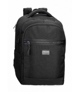 MOCHILA TÉCNICA DUPLA PEPE JEANS PRETA REF.7052842 MOCHILA TÉCNICA DUPLA PEPE JEANS PRETA REF.7052842