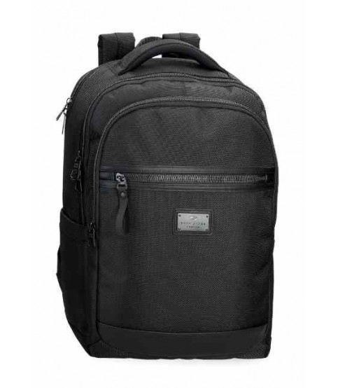 MOCHILA TÉCNICA DUPLA PEPE JEANS PRETA REF.7052842 MOCHILA TÉCNICA DUPLA PEPE JEANS PRETA REF.7052842