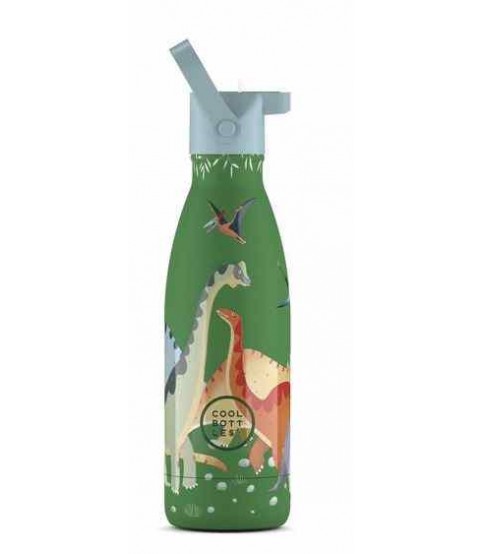 GARRAFA TÉRMICA COOL BOTTLES KIDS JURASSIC ERA 350ML