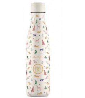 GARRAFA TÉRMICA COOL BOTTLES DOGGIE PARTY 500ML