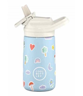 GARRAFA TÉRMICA COOL BOTTLES KIDS RAINBOW CLOUDS 350ML GARRAFA TÉRMICA COOL BOTTLES KIDS RAINBOW CLOUDS 350ML