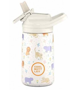GARRAFA TÉRMICA COOL BOTTLES KIDS ROAR TIME 350ML GARRAFA TÉRMICA COOL BOTTLES KIDS ROAR TIME 350ML