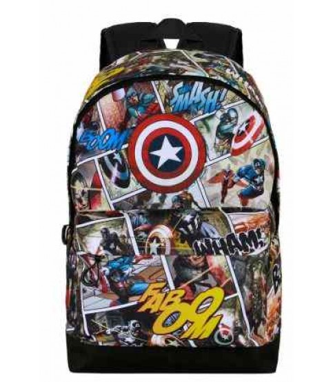 MOCHILA ESCOLAR CAPITÃO AMÉRICA