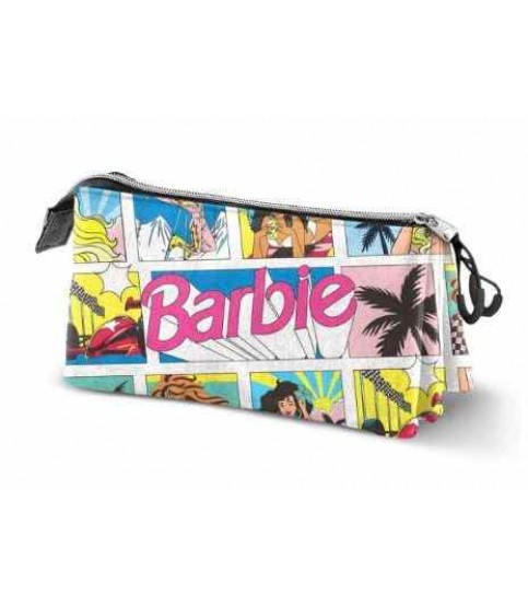 ESTOJO ESCOLAR TRIPLO BARBIE COMIC