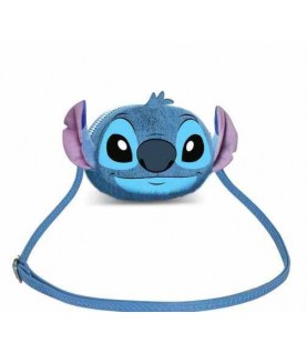 SACO TIRACOLO STITCH EM PÊLO AZUL REF.09141