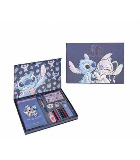 CONJUNTO PAPELARIA STITCH