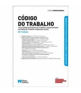 CÓDIGO DO TRABALHO- ED. PROFISSIONAL 25ª EDIÇÃO