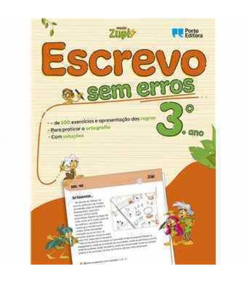 MISSÃO ZUPI- ESCREVO SEM ERROS 3º ANO