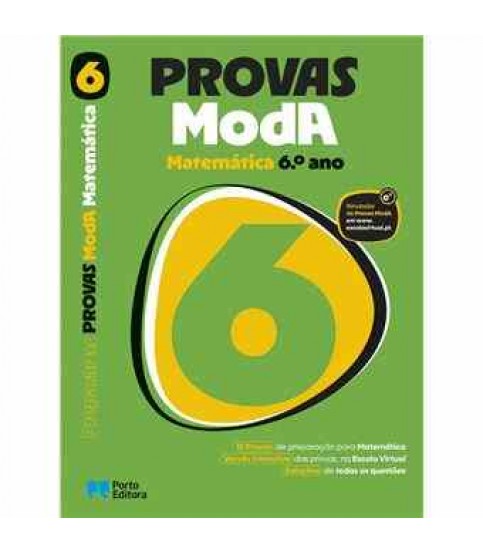 PREPARAR AS PROVAS MODA- MATEMÁTICA 6º ANO PREPARAR AS PROVAS MODA- MATEMÁTICA 6º ANO