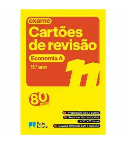 CARTÕES DE REVISÃO- ECONOMIA A 11º ANO
