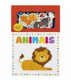 ANIMAIS- LIVRO COM 12 PEÇAS PARA ENCAIXAR ANIMAIS- LIVRO COM 12 PEÇAS PARA ENCAIXAR