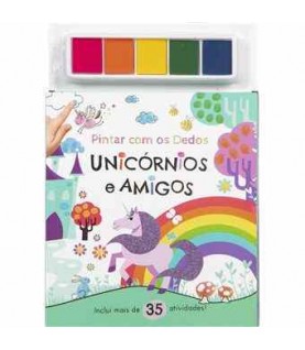 PINTAR COM OS DEDOS- UNICÓRNIOS E AMIGOS PINTAR COM OS DEDOS- UNICÓRNIOS E AMIGOS