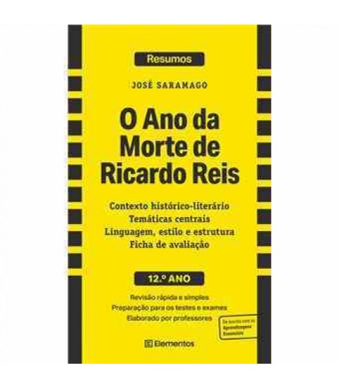 RESUMOS- O ANO DA MORTE DE RICARDO REIS 12º ANO
