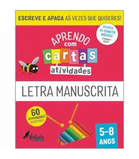 APRENDO COM CARTAS- LETRA MANUSCRITA 5-8 ANOS